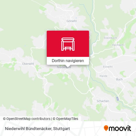 Niederwihl Bündtenäcker Karte