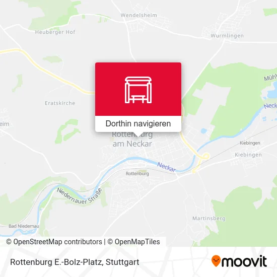 Rottenburg E.-Bolz-Platz Karte