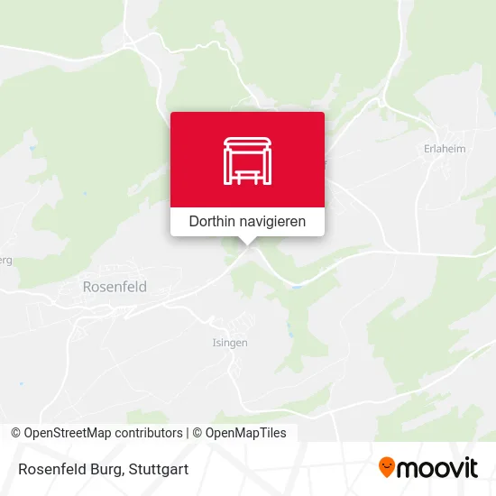 Rosenfeld Burg Karte