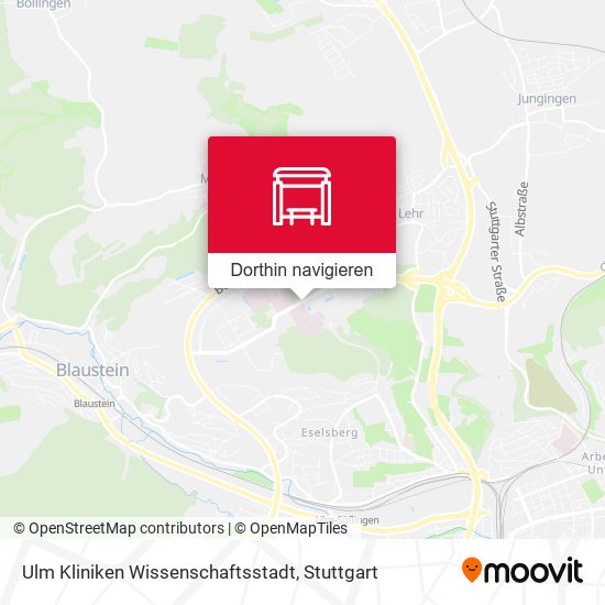 Ulm Kliniken Wissenschaftsstadt Karte