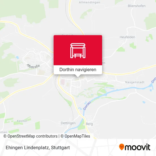 Ehingen Lindenplatz Karte