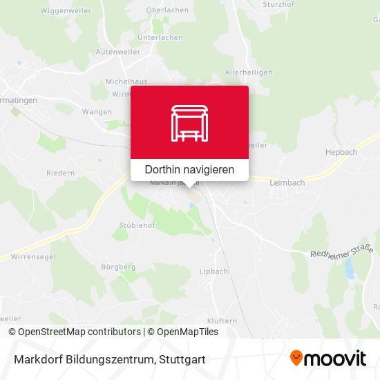 Markdorf Bildungszentrum Karte