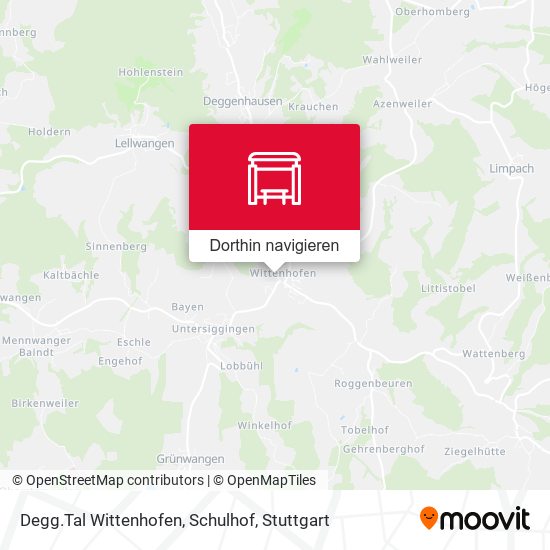 Degg.Tal Wittenhofen, Schulhof Karte