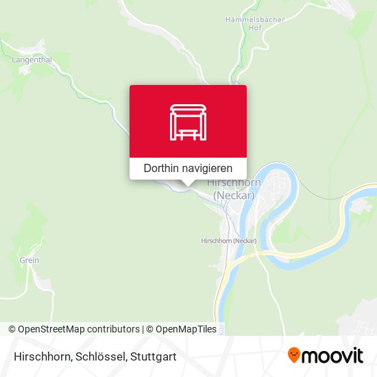Hirschhorn, Schlössel Karte