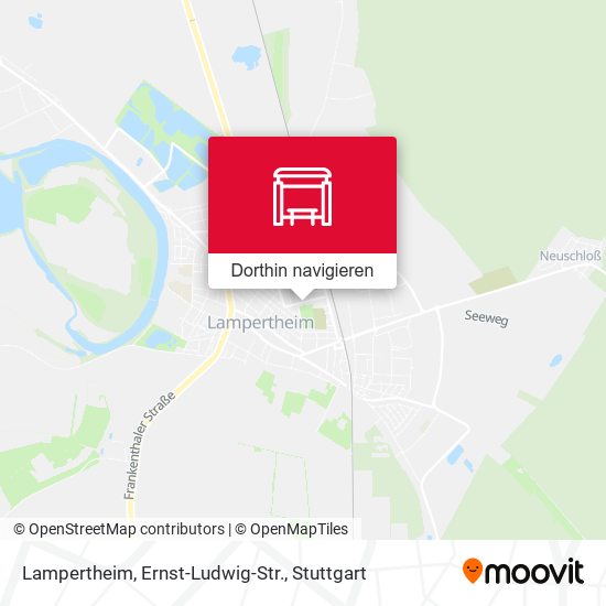Lampertheim, Ernst-Ludwig-Str. Karte