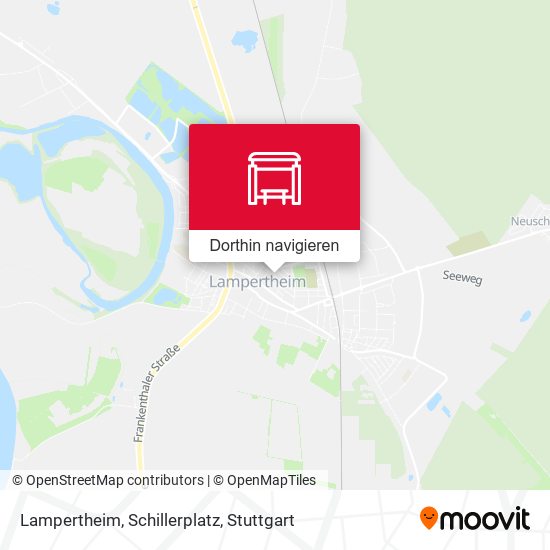 Lampertheim, Schillerplatz Karte