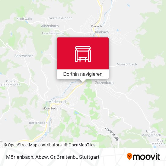 Mörlenbach, Abzw. Gr.Breitenb. Karte