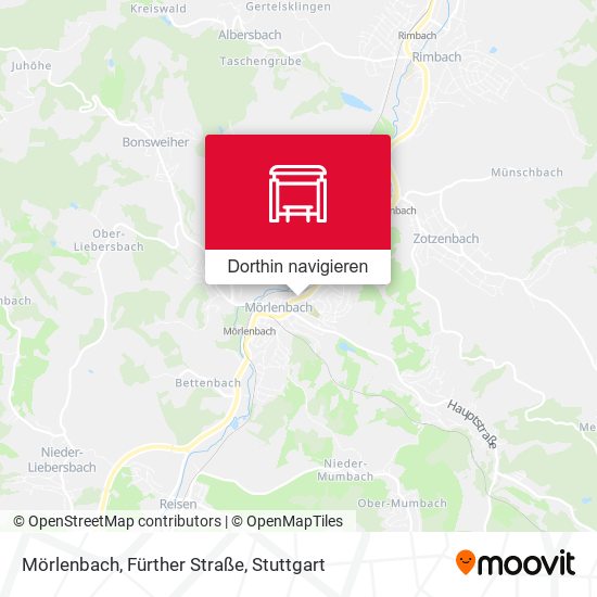 Mörlenbach, Fürther Straße Karte