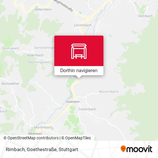 Rimbach, Goethestraße Karte