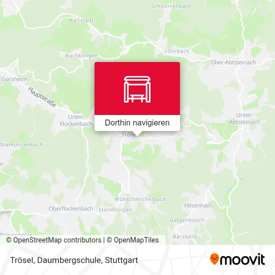 Trösel, Daumbergschule Karte