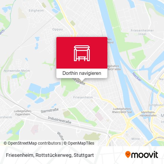 Friesenheim, Rottstückerweg Karte