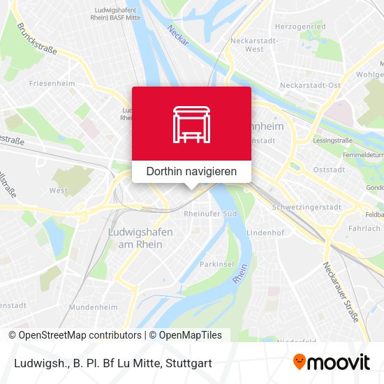 Ludwigsh., B. Pl. Bf Lu Mitte Karte