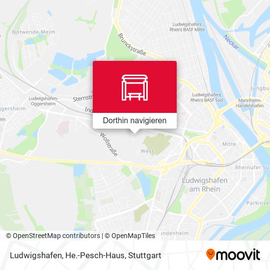 Ludwigshafen, He.-Pesch-Haus Karte