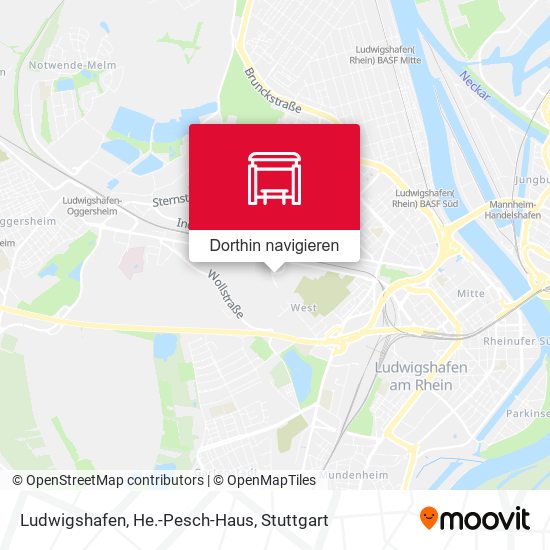 Ludwigshafen, He.-Pesch-Haus Karte