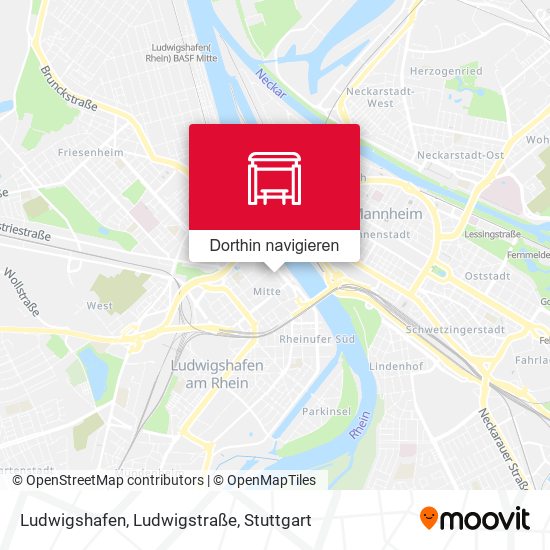 Ludwigshafen, Ludwigstraße Karte