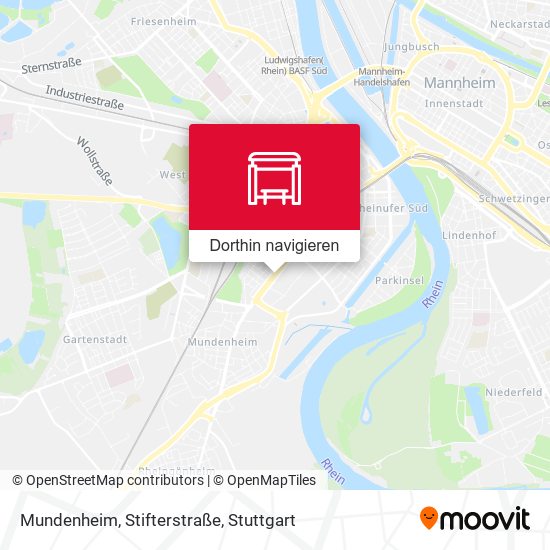Mundenheim, Stifterstraße Karte