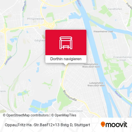 Oppau,Fritz-Ha.-Str.Basf12+13 Bstg D Karte