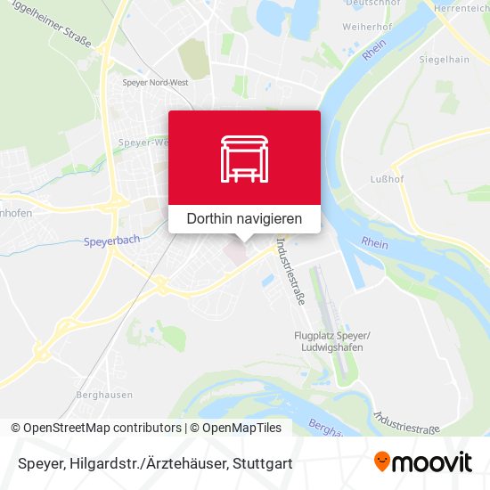 Speyer, Hilgardstr. / Ärztehäuser Karte