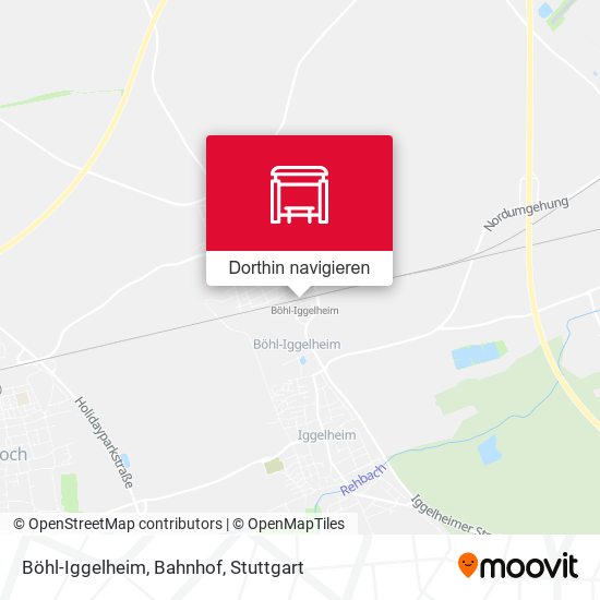 Böhl-Iggelheim, Bahnhof Karte