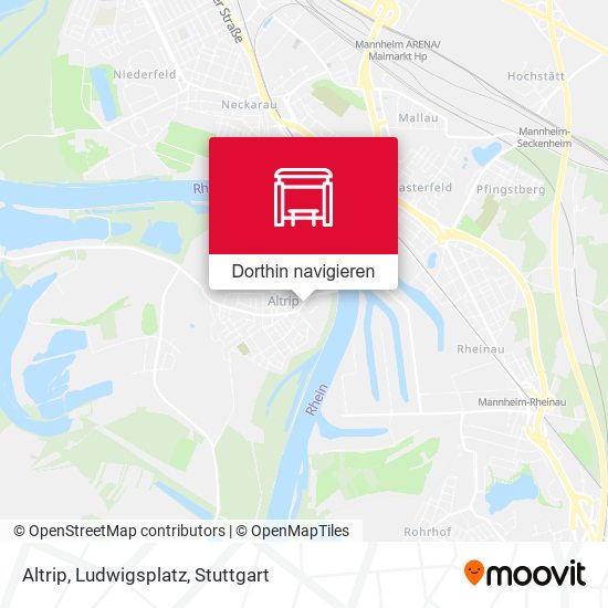 Altrip, Ludwigsplatz Karte
