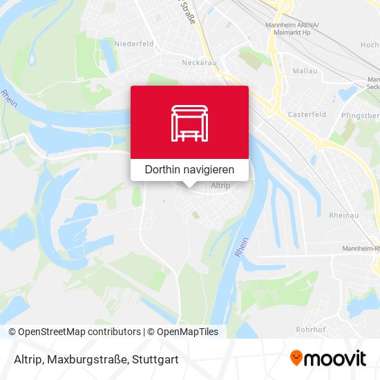 Altrip, Maxburgstraße Karte