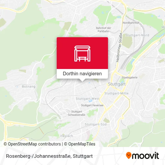 Rosenberg-/Johannesstraße Karte
