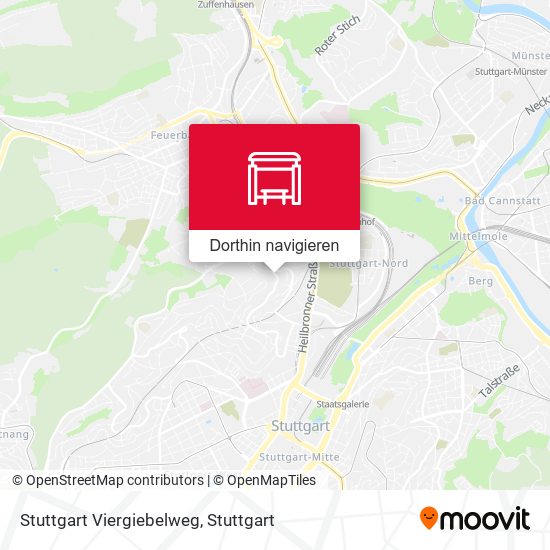 Stuttgart Viergiebelweg Karte