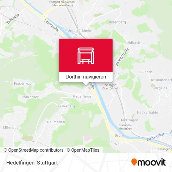 Hedelfingen Karte