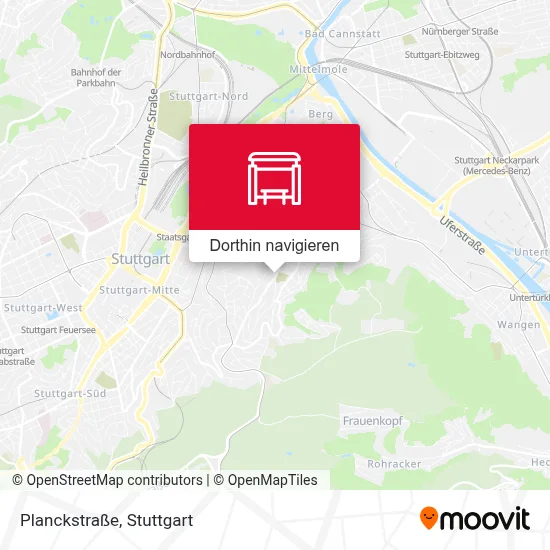 Planckstraße Karte