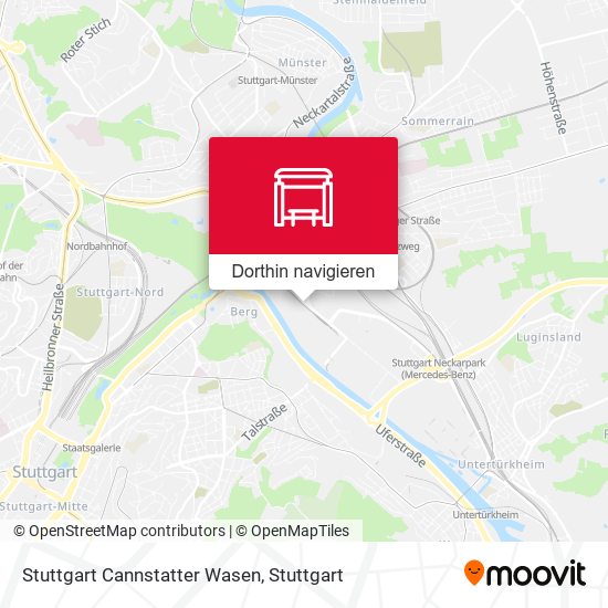 Stuttgart Cannstatter Wasen Karte