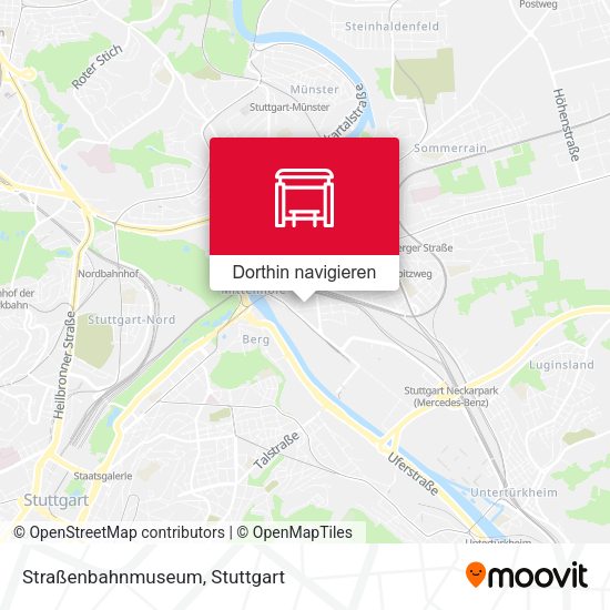 Straßenbahnmuseum Karte
