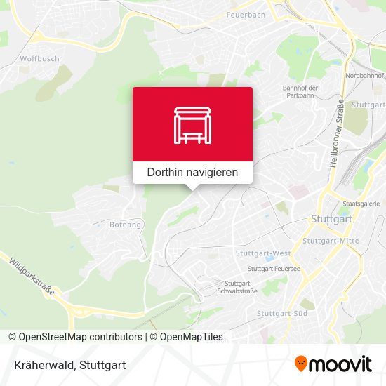 Kräherwald Karte