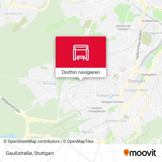 Gaußstraße Karte