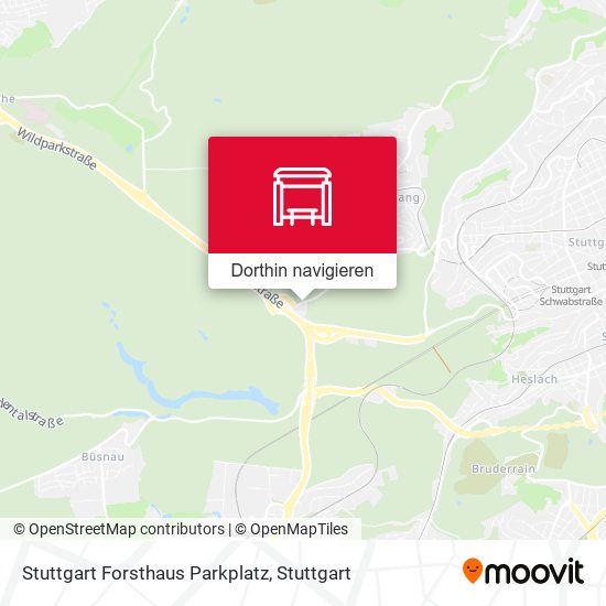 Stuttgart Forsthaus Parkplatz Karte