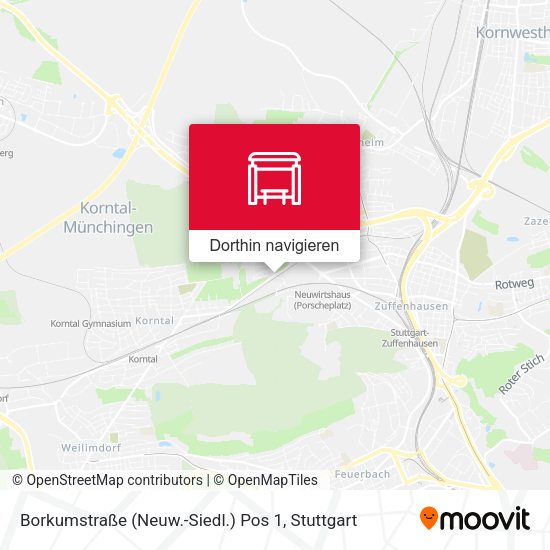 Borkumstraße (Neuw.-Siedl.) Pos 1 Karte