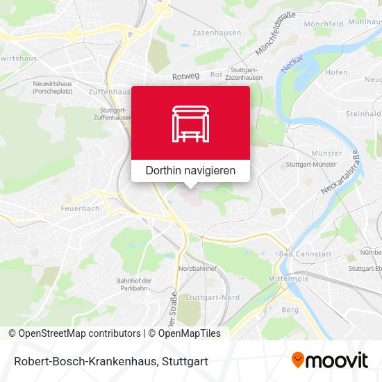 Robert-Bosch-Krankenhaus Karte