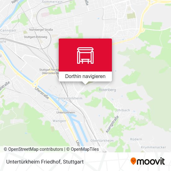 Untertürkheim Friedhof Karte