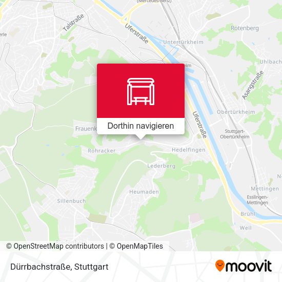 Dürrbachstraße Karte