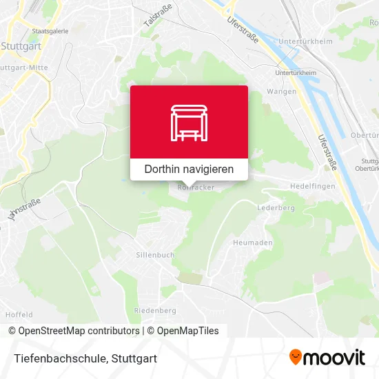 Tiefenbachschule Karte