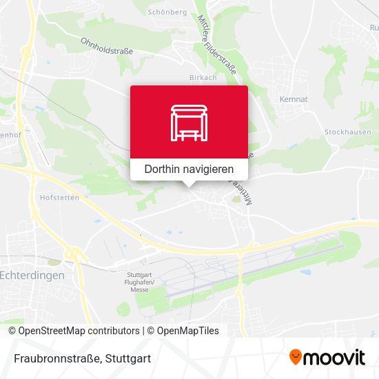 Fraubronnstraße Karte