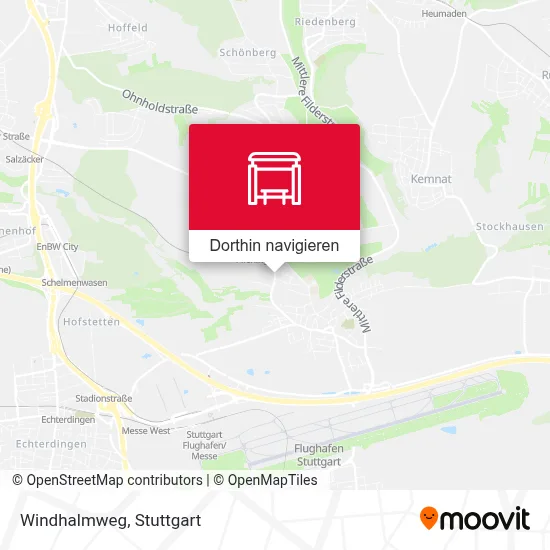 Windhalmweg Karte