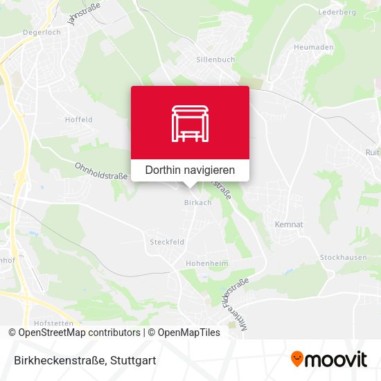 Birkheckenstraße Karte