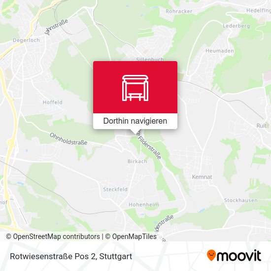 Rotwiesenstraße Pos 2 Karte