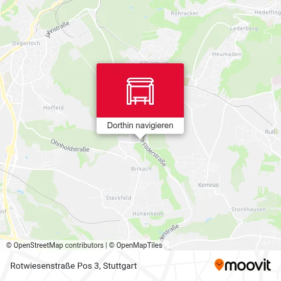 Rotwiesenstraße Pos 3 Karte
