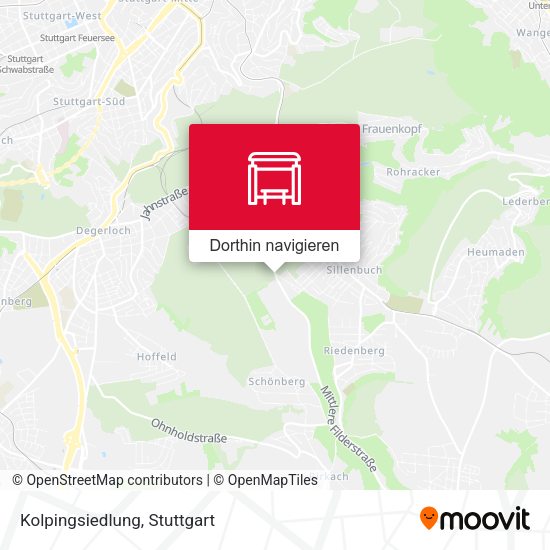 Kolpingsiedlung Karte