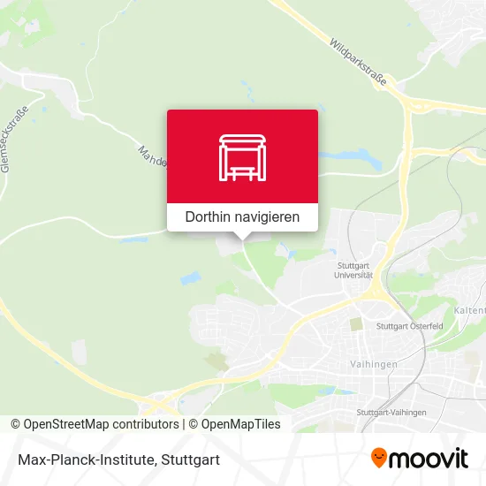 Max-Planck-Institute Karte