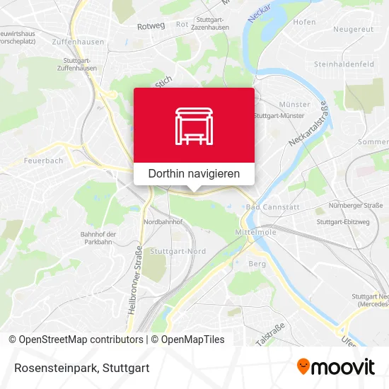 Rosensteinpark Karte