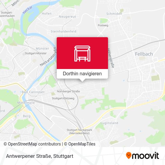 Antwerpener Straße Karte
