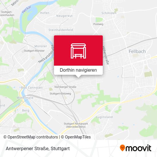 Antwerpener Straße Karte