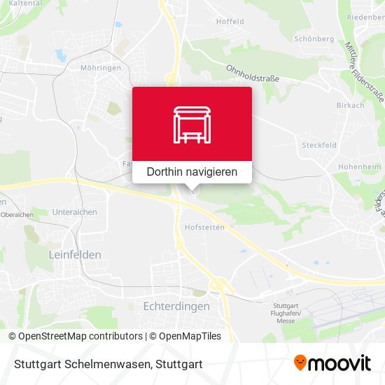 Stuttgart Schelmenwasen Karte